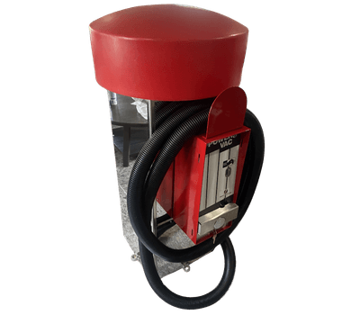 Red SquareVac - tamper-proof vacuum system in custom color